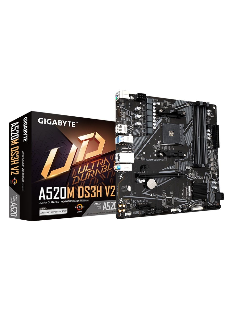 Материнская плата Gigabyte A520M DS3H V2