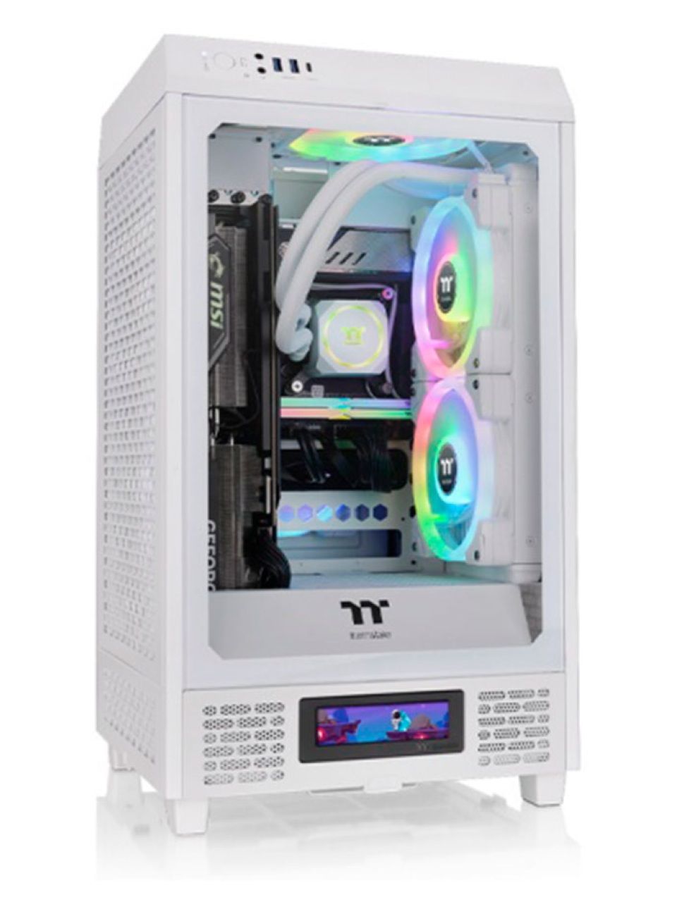 Компьютерный корпус Thermaltake The Tower 200 Snow без Б/П