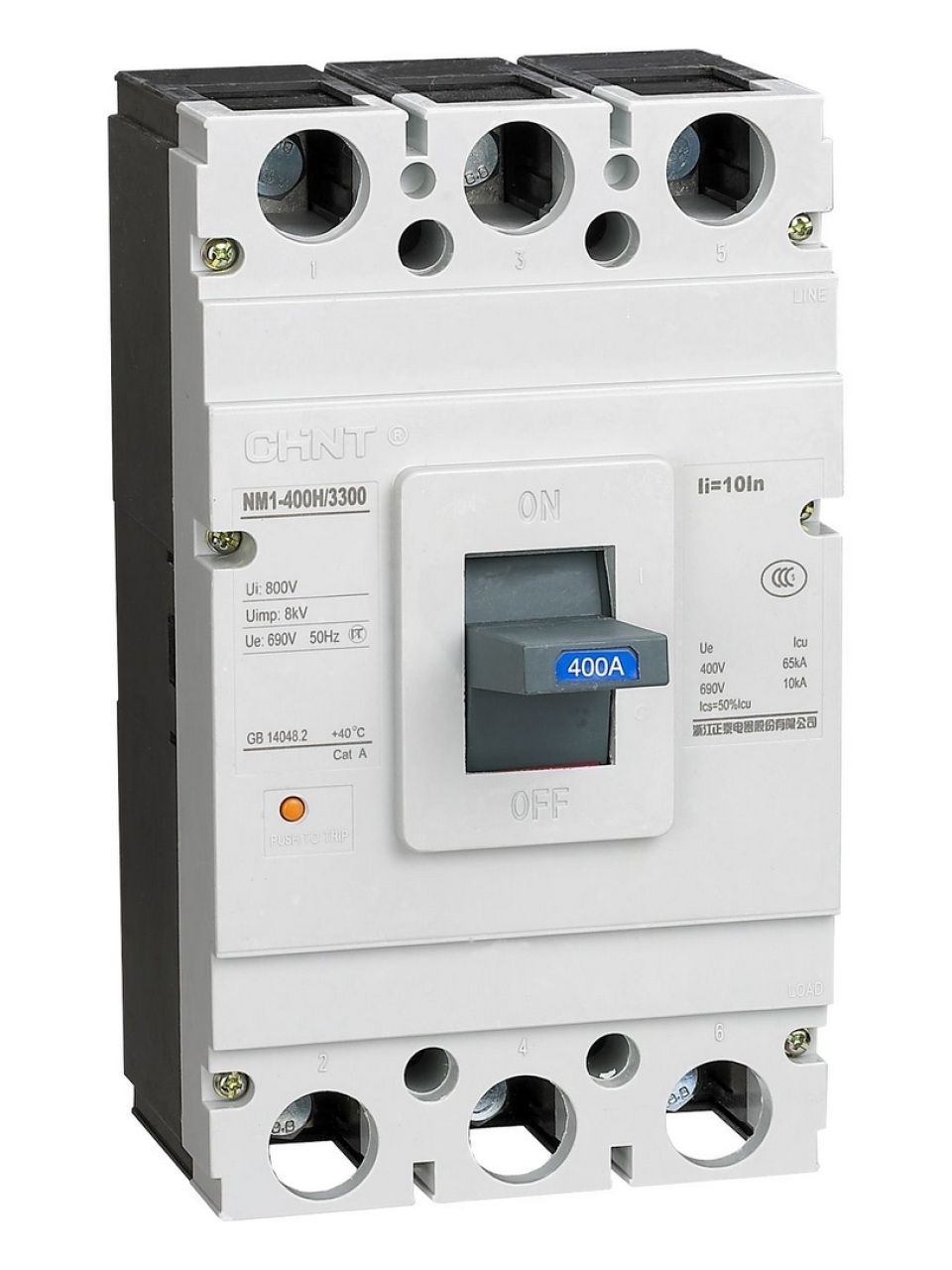 Автоматический выключатель CHINT NM1-400S/3Р 315A 35кА