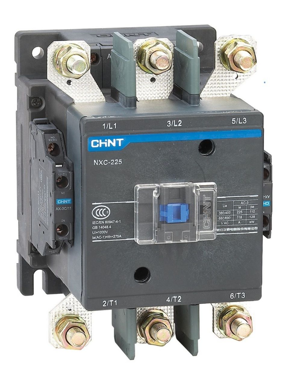 Контактор CHINT NXC-265 265A 220В/АС3 2НО+2НЗ 50Гц