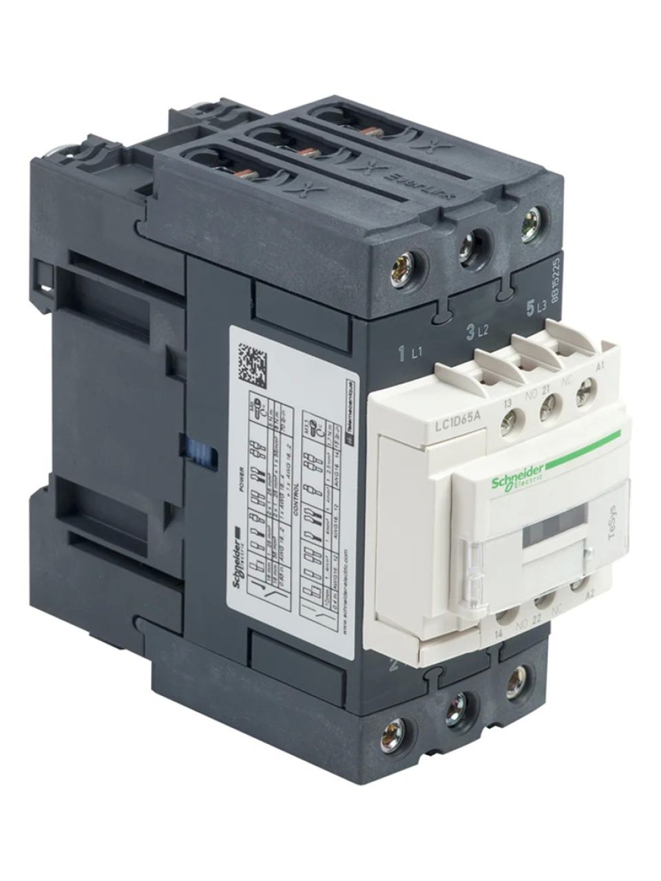 Контактор SE LC1D65AM7 3Р 65А НО+НЗ,220V 50ГЦ