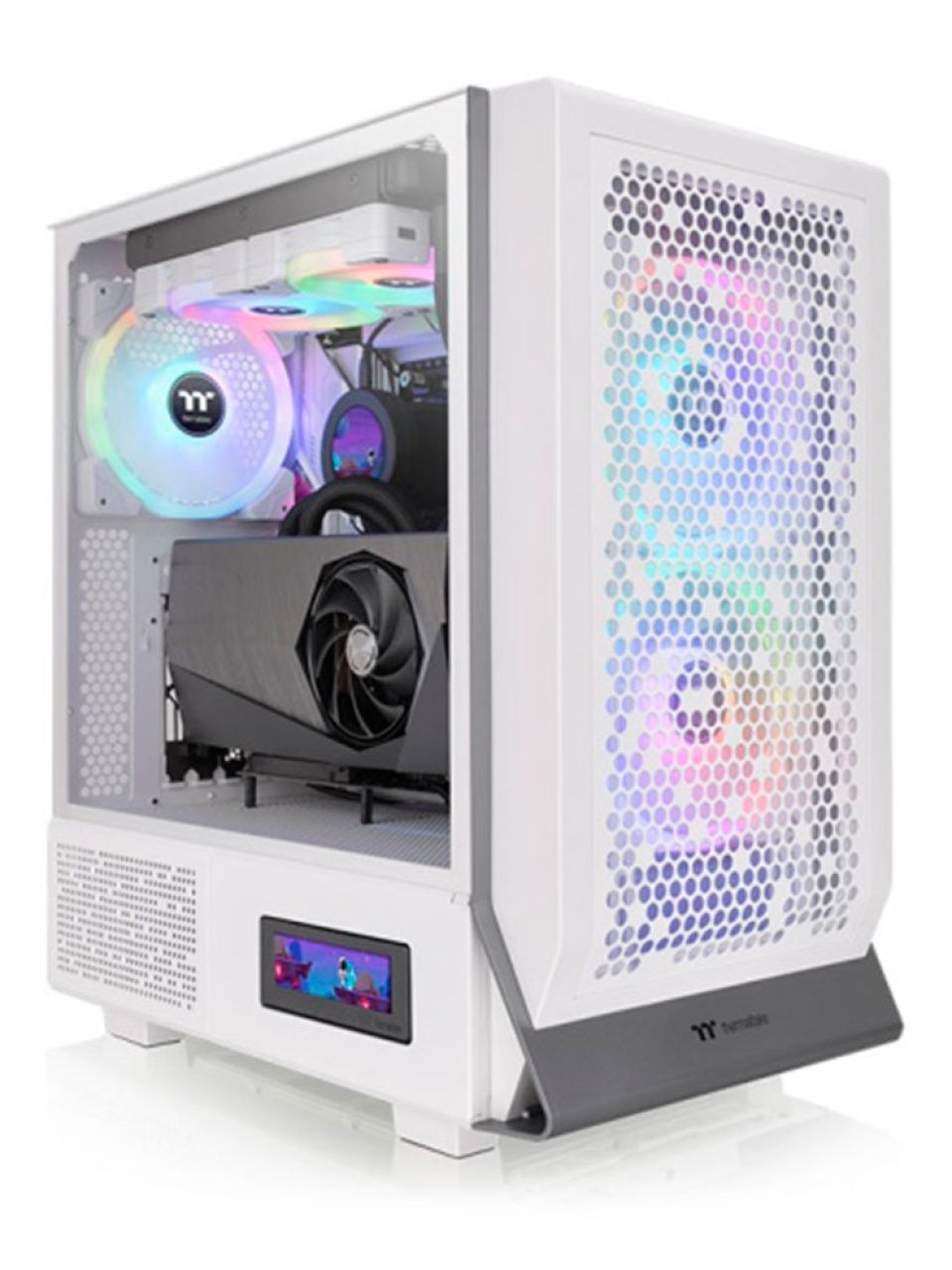 Компьютерный корпус Thermaltake Ceres 300 TG ARGB Snow без Б/П
