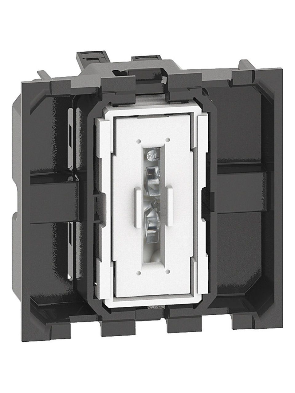 Выключатель Bticino K4001M2A Living Now 10А 2 модуля винтовые клеммы