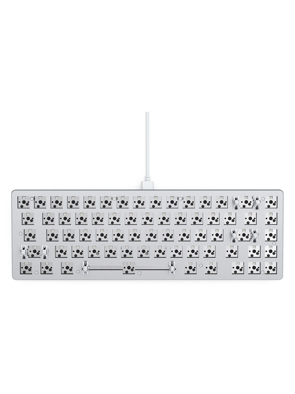 Основа клавиатуры Glorious GMMK2 Compact White (GLO-GMMK2-65-RGB-W)