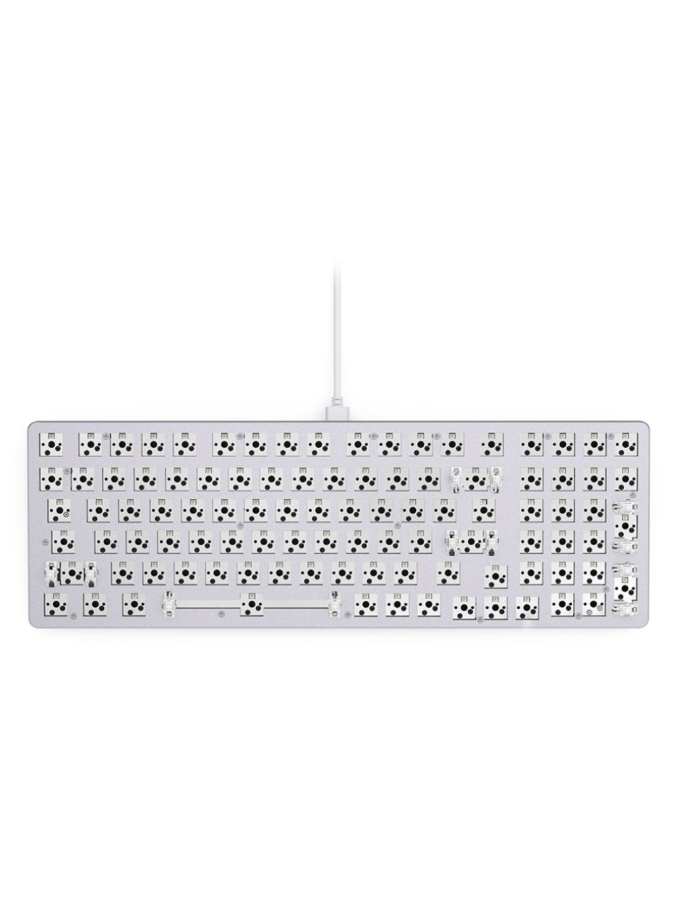 Основа клавиатуры Glorious GMMK2 Full Size White (GLO-GMMK2-96-RGB-W)