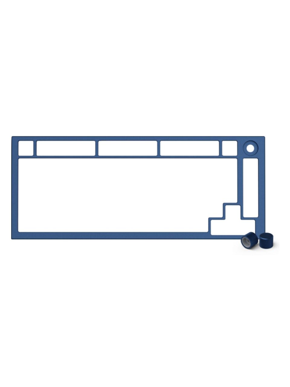 Запчасть к клавиатуре верхняя панель Glorious GMMK Pro Top Frame Navy Blue (GLO-ACC-P75-TF-NB)