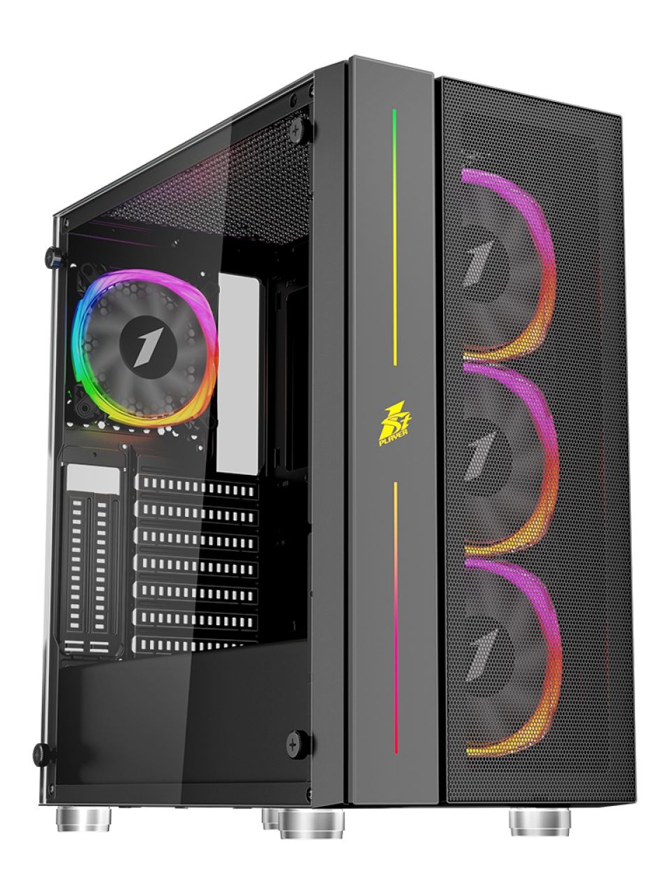 Компьютерный корпус 1STPLAYER BLACK.SIR B7-BK без Б/П