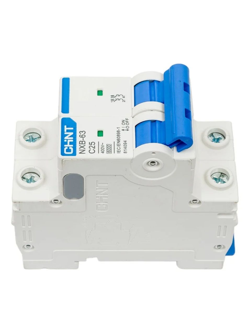 Автоматический выключатель CHINT NXB-63S 2P 6A C 4,5kA
