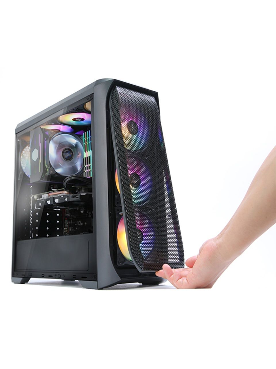 Компьютерный корпус Zalman N5 MF Black без Б/П