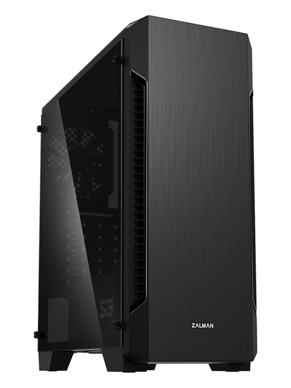Компьютерный корпус Zalman S3 TG Black без Б/П