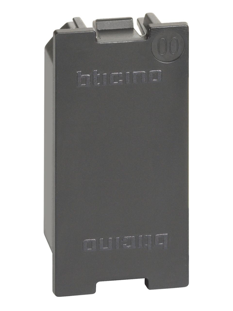 Заглушка Bticino K4950 Living Now 1 модуль черный