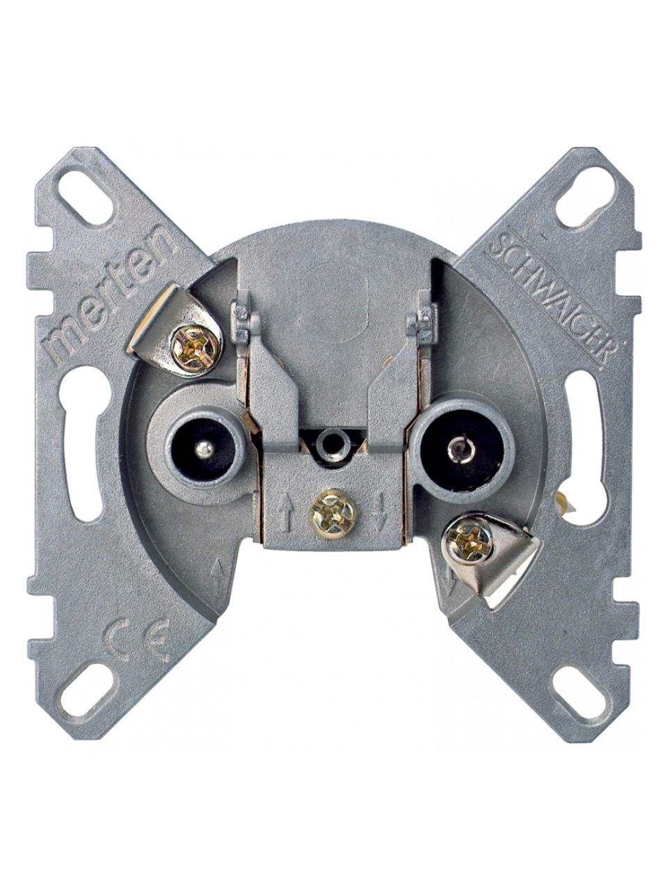 TV/FM мех-м MERTEN MTN466099 D-Life оконечный, 0/4,5DB