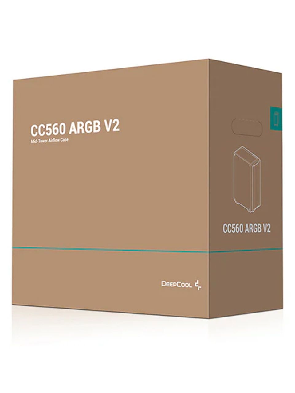 Компьютерный корпус Deepcool CC560 ARGB V2 без БП