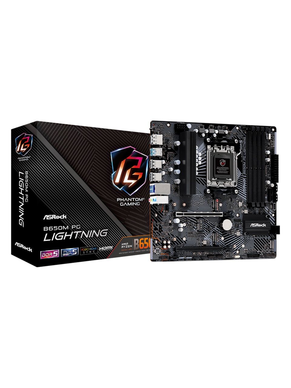 Материнская плата ASRock B650M PG LIGHTNING