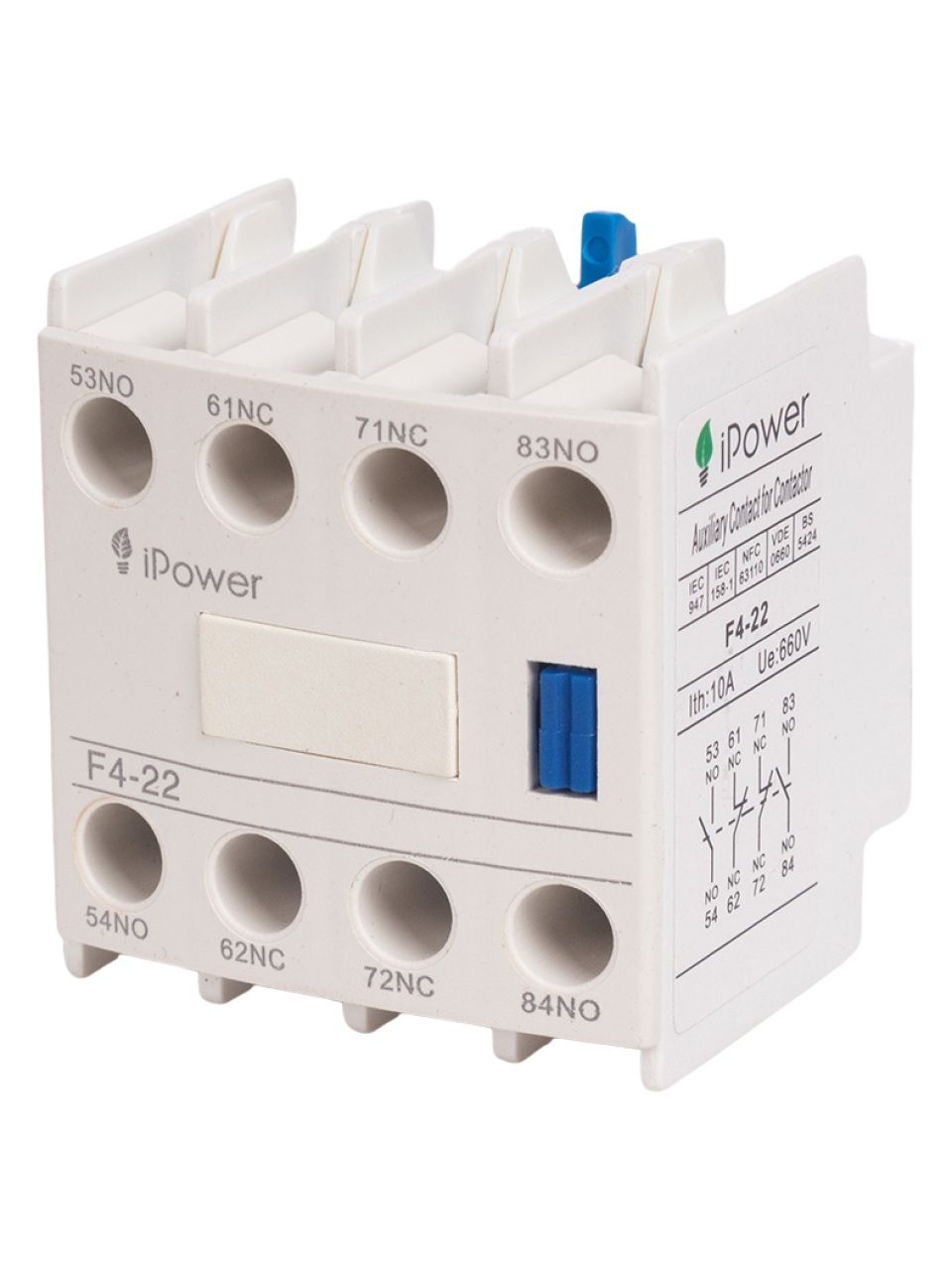 Блок доп.контактов iPower F4-22