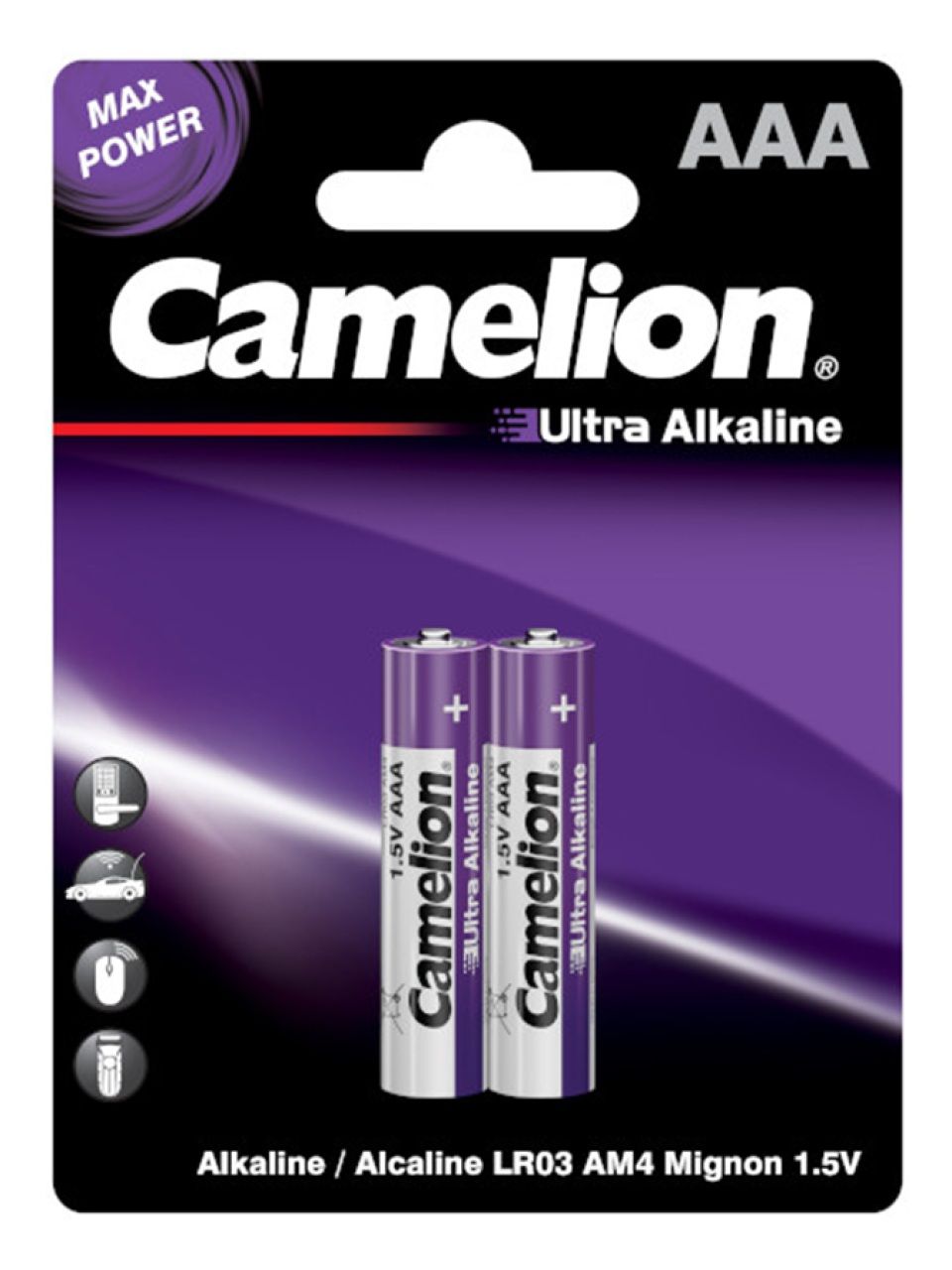 Батарейка CAMELION Ultra Alkaline LR03-BP2UT 2 шт. в блистере