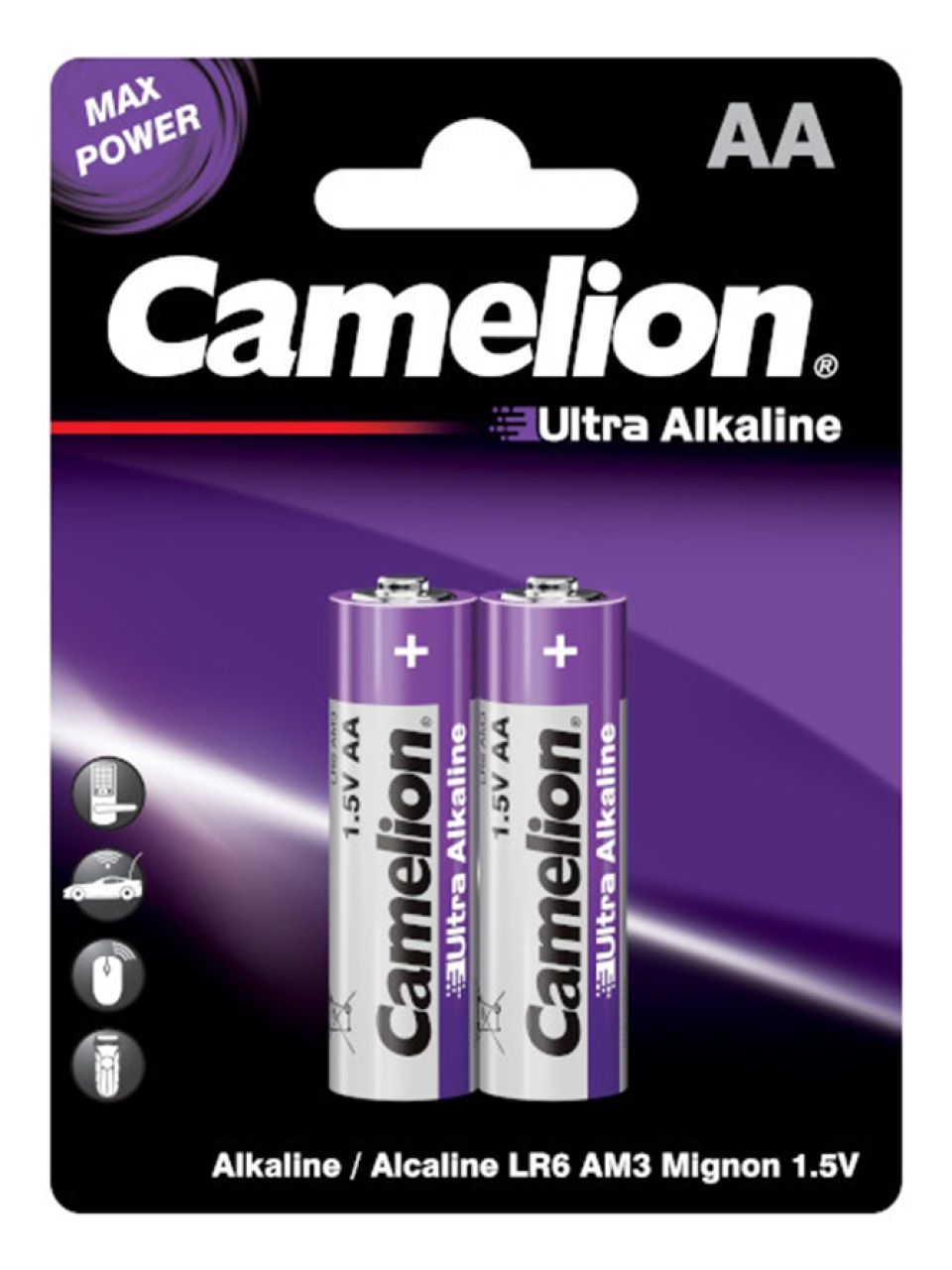 Батарейка CAMELION Ultra Alkaline LR6-BP2UT 2 шт. в блистере