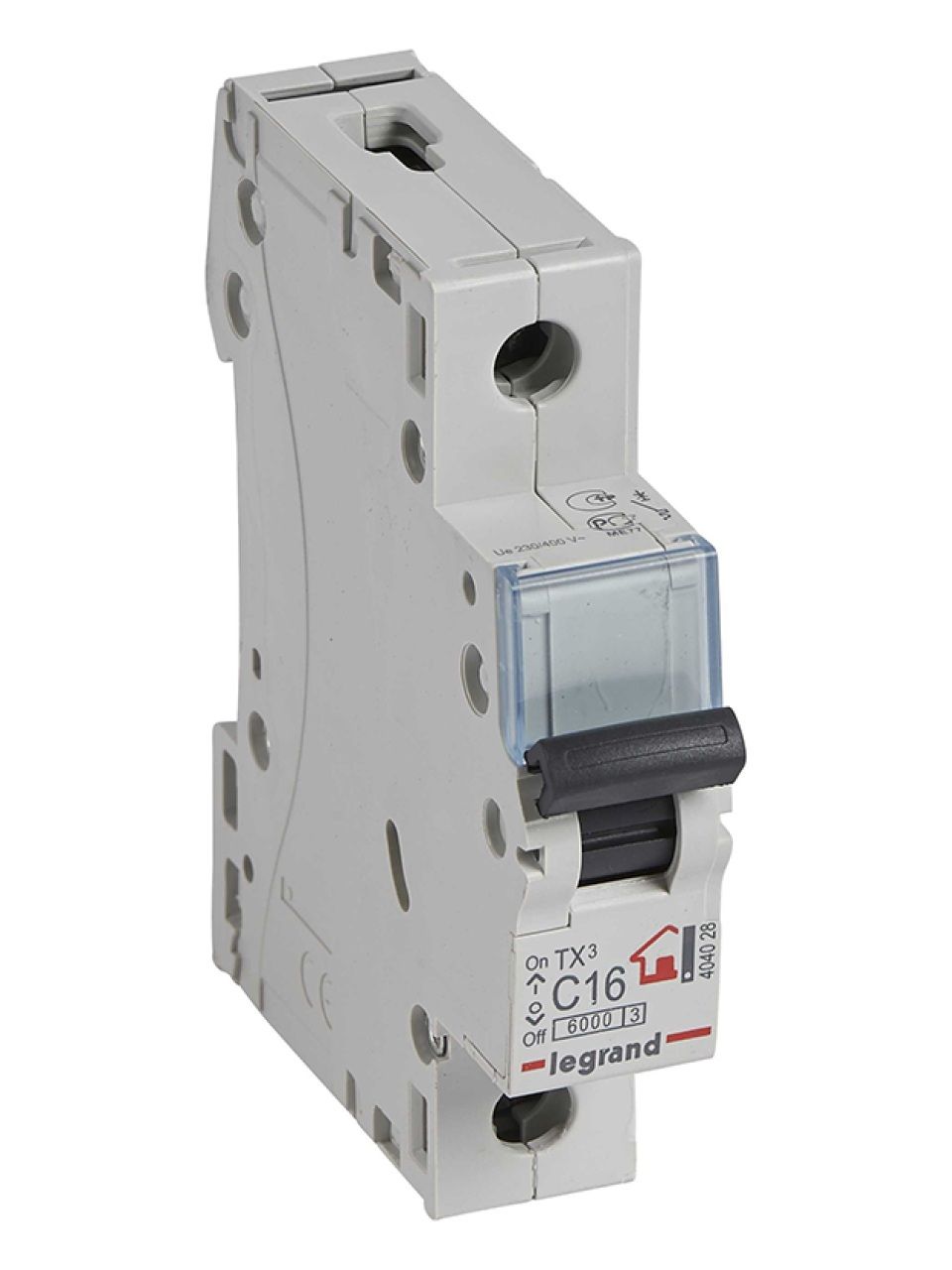Автоматический выключатель Legrand 404028 1П C16A TX3 6000 6kA