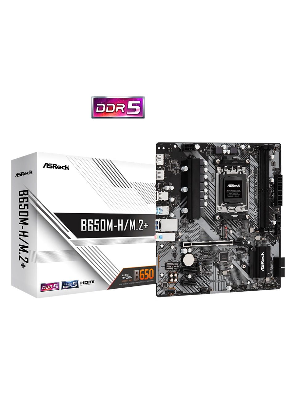 Материнская плата ASRock B650M-H/M.2+