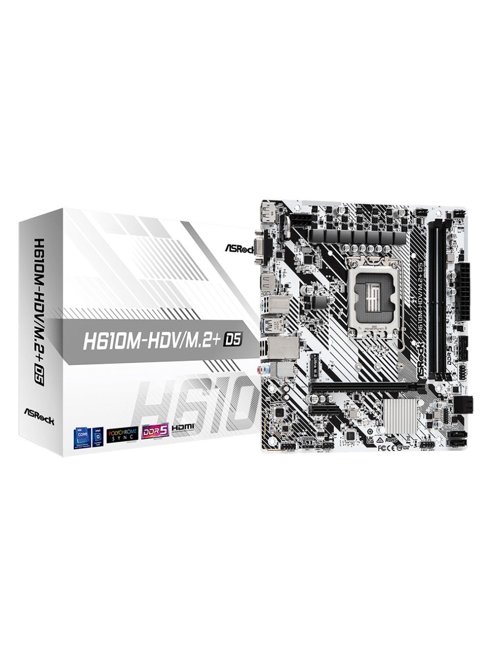 Материнская плата ASRock H610M-HDV/M.2+D5