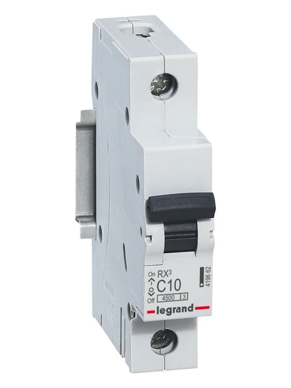 Автоматический выключатель Legrand 419662 1П C 10A RX3 4,5kA