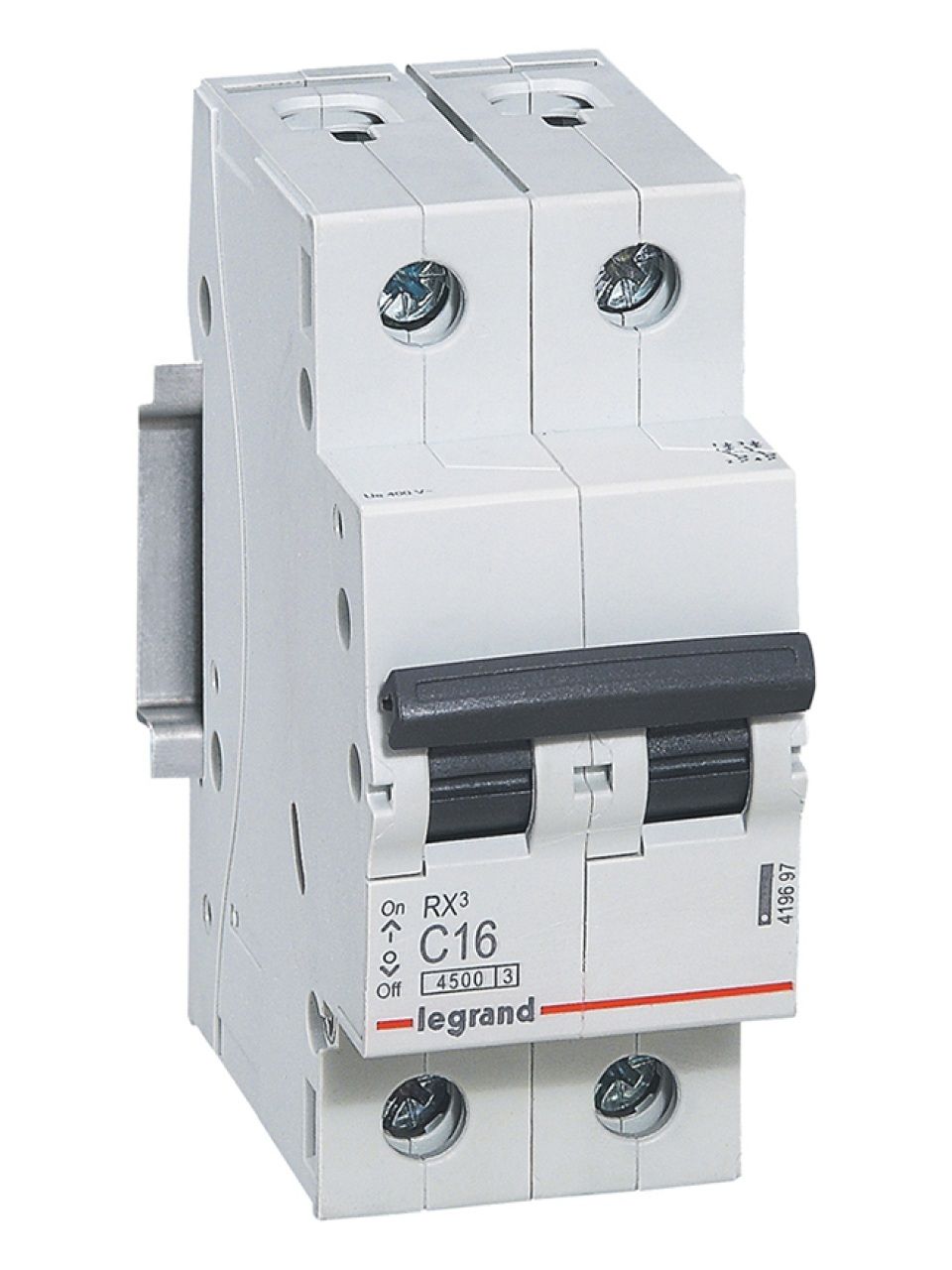 Автоматический выключатель Legrand 419697 2П C 16A RX3 4,5kA