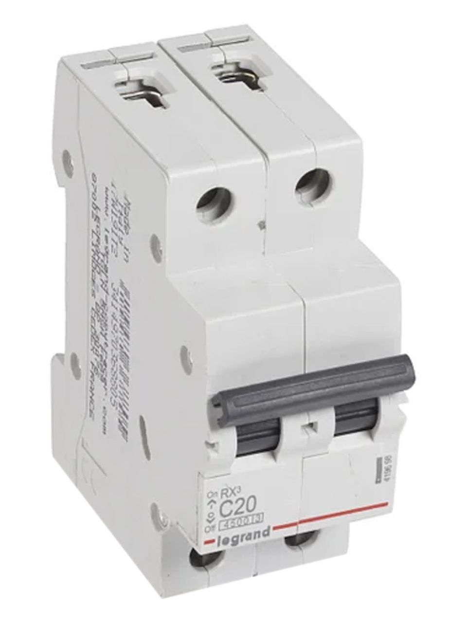 Автоматический выключатель Legrand 419698 2П C 20A RX3 4,5kA