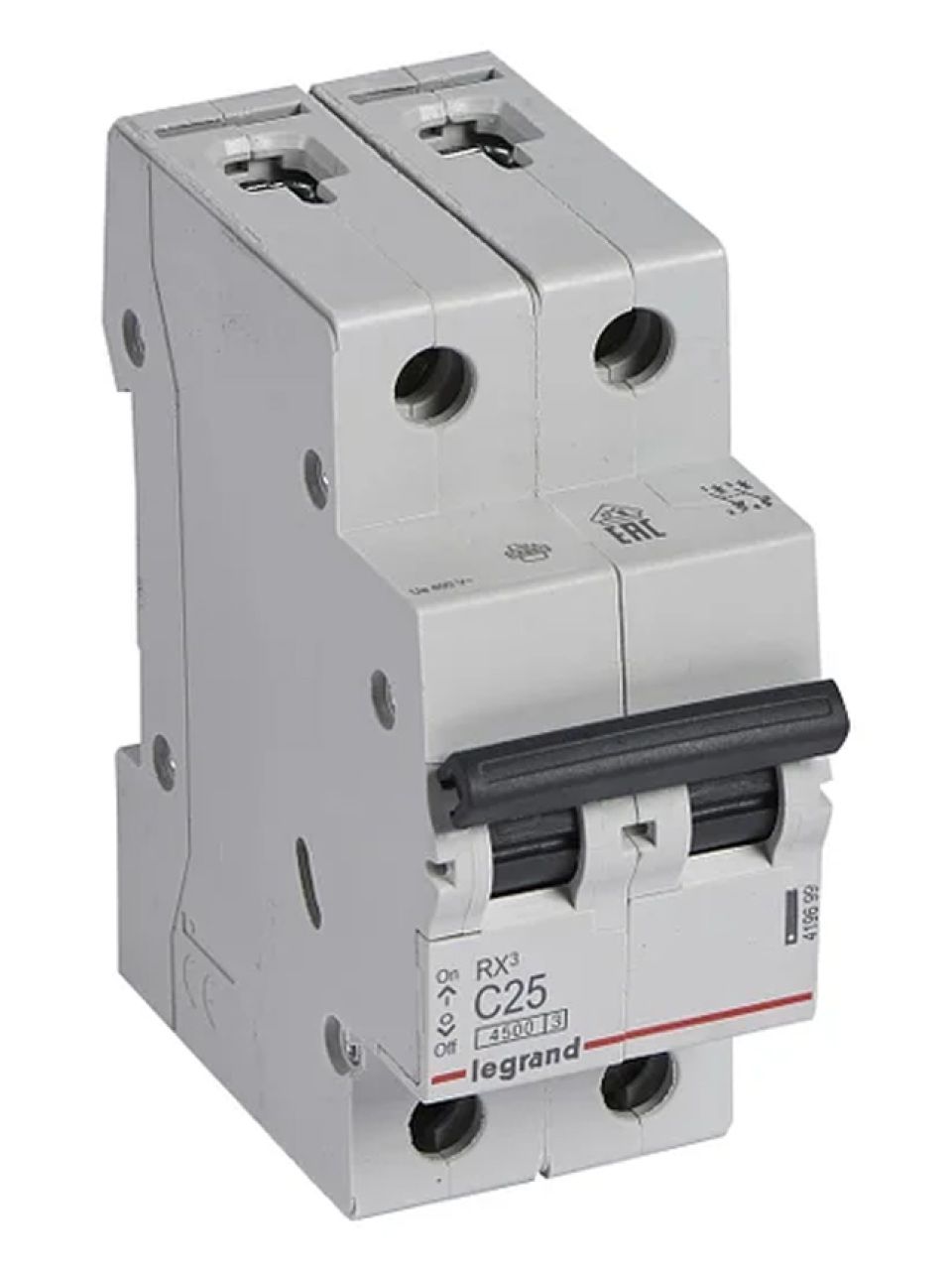 Автоматический выключатель Legrand 419699 2П C 25A RX3 4,5kA