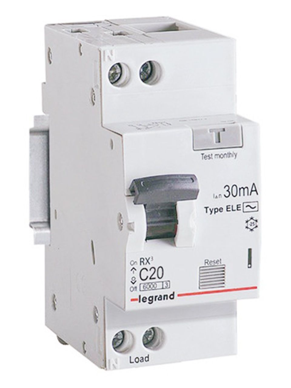 АВДТ Legrand 419400 1П+Н 20А АC RX3 30мA