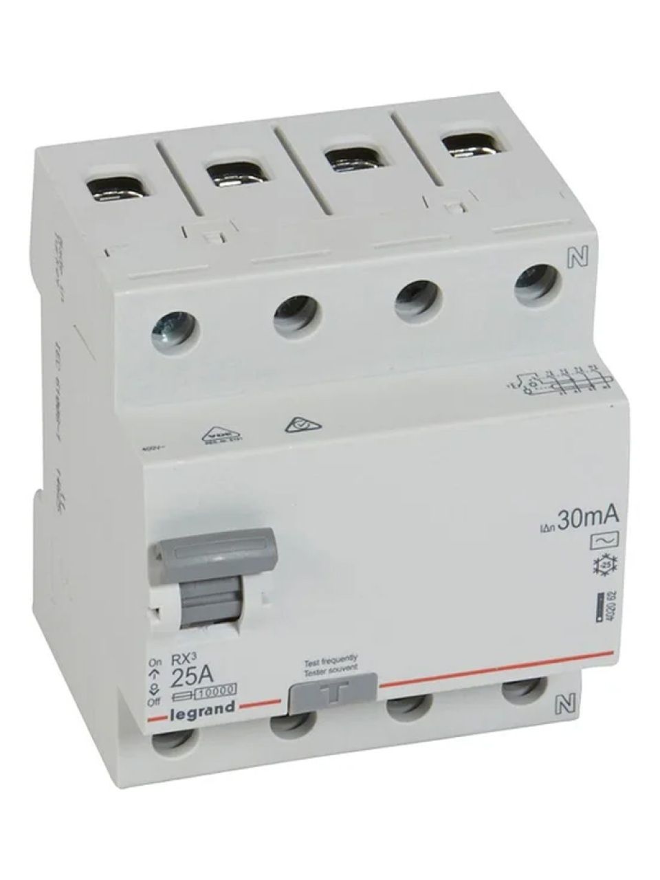 ВДТ Legrand 402062 4П 25А АC RX3 30мA