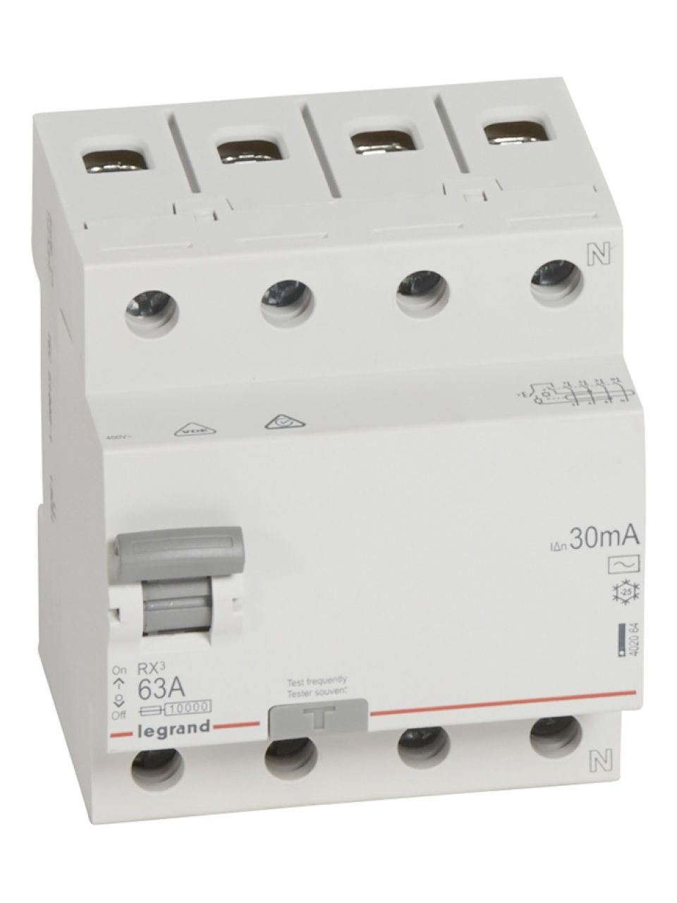 ВДТ Legrand 402064 4П 63А АC RX3 30мA