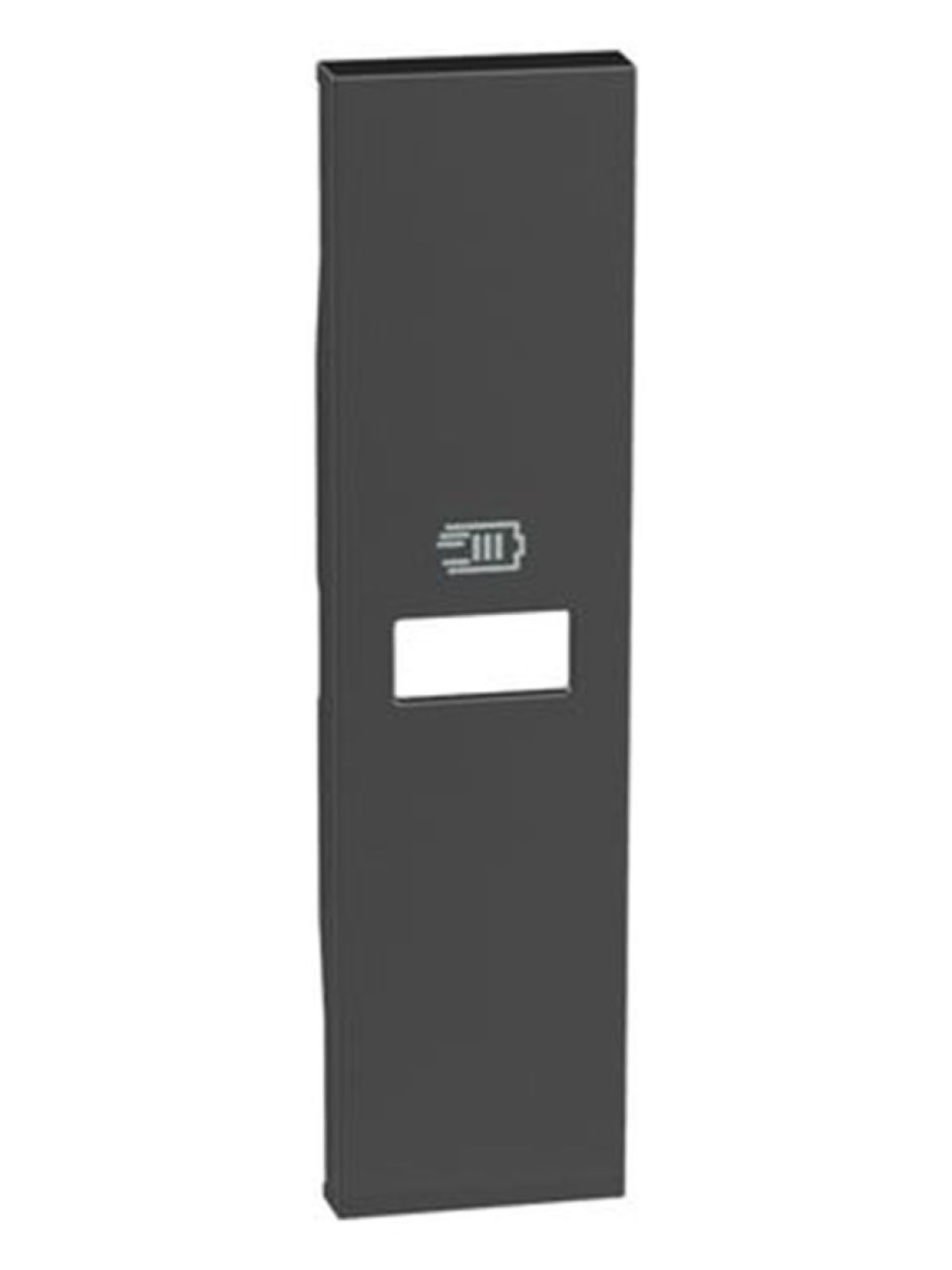 Лицевая панель Bticino KG11C Living Now USB зарядки 1 модуль черный