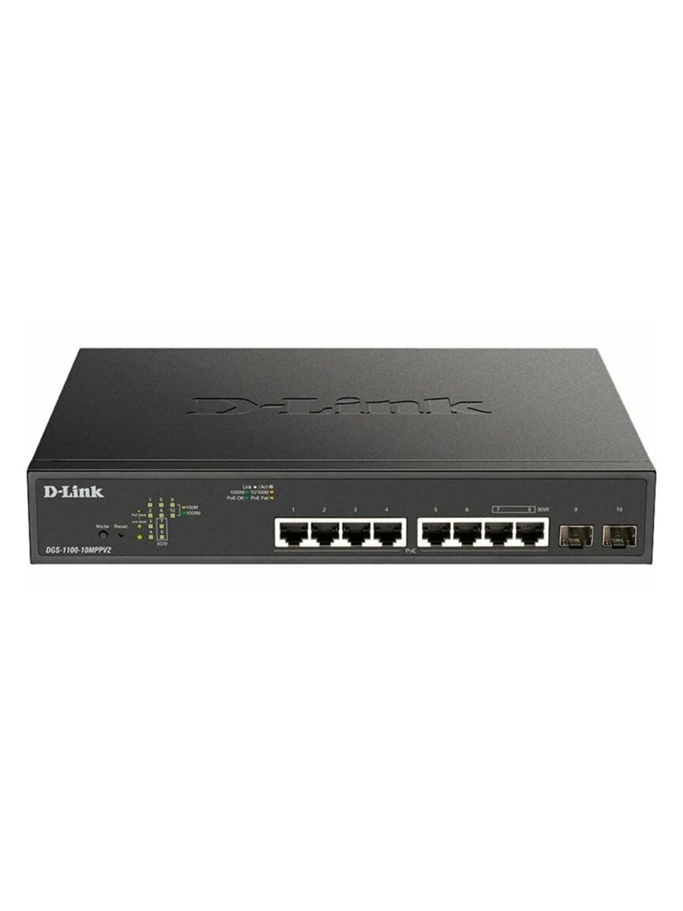 Коммутатор D-Link DGS-1100-10MPPV2/A3A