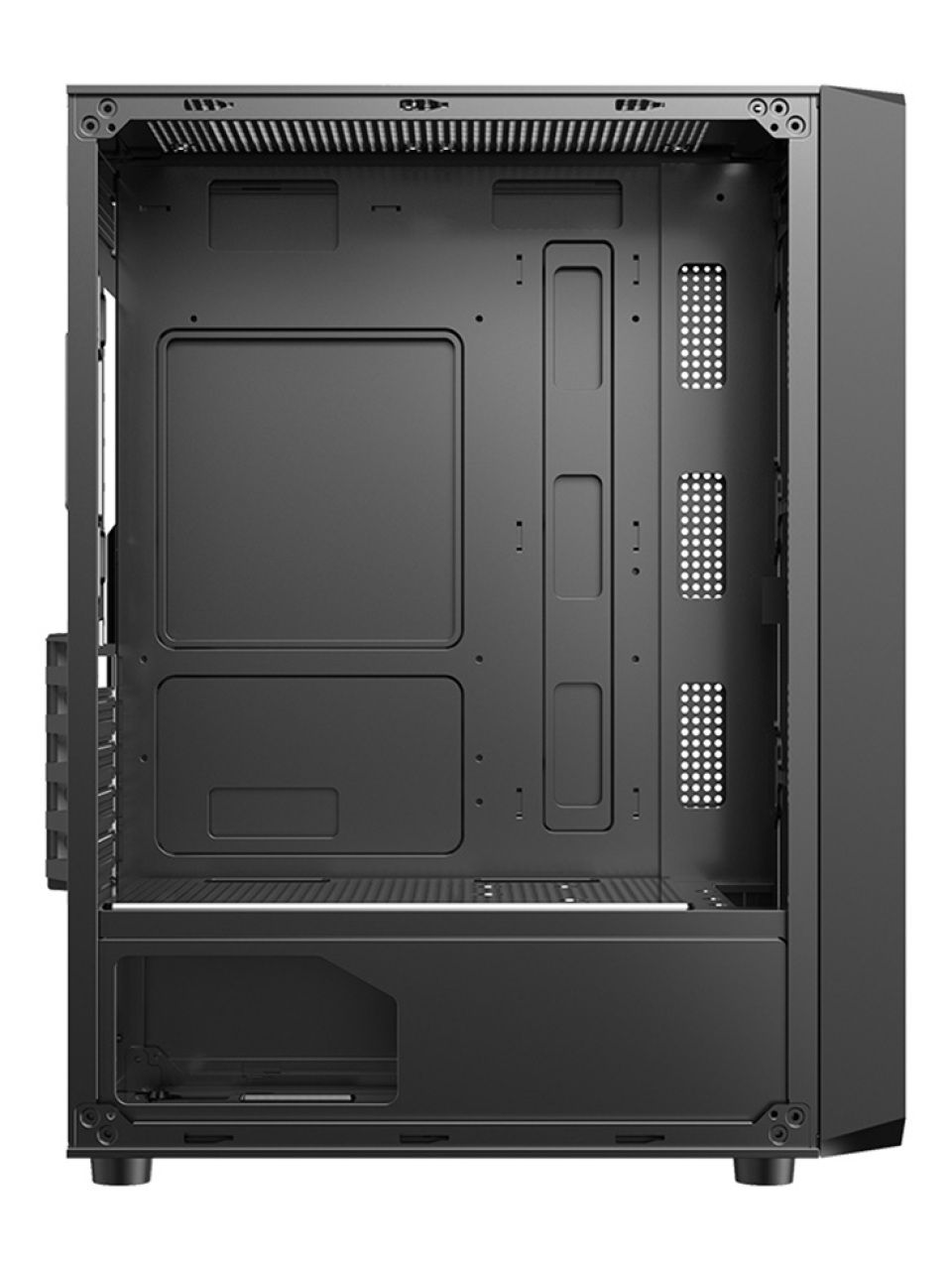 Компьютерный корпус 1STPLAYER FD3-BK-1F5M-3F5S Black без Б/П