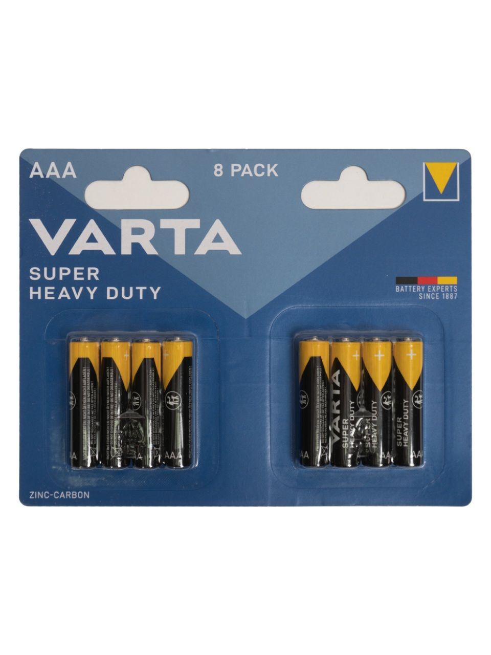 Батарейка VARTA Superlife (Super Heavy Duty) Micro 1.5V - R03P/AAA 8 шт. в блистере