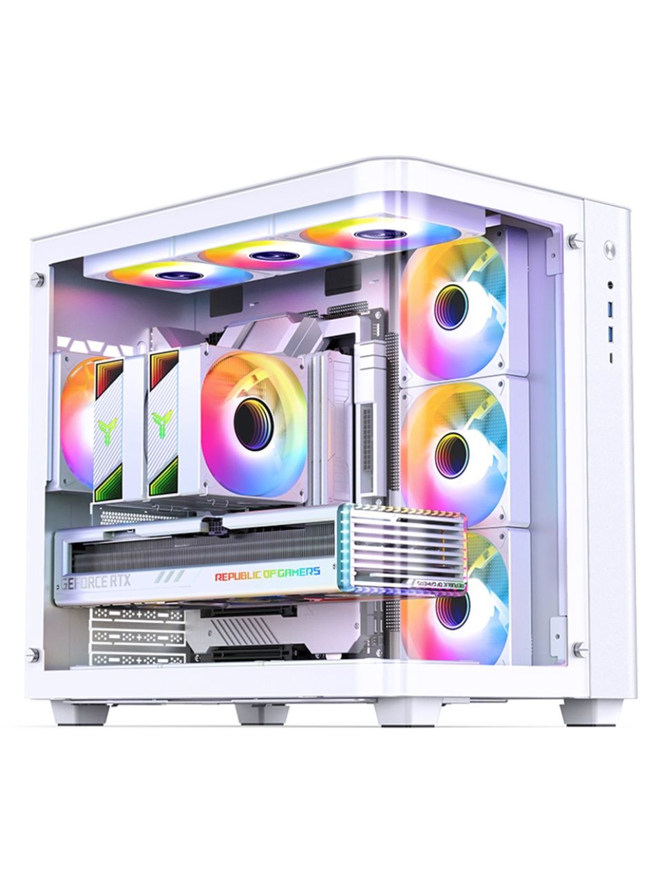 Компьютерный корпус Jonsbo TK-3 White без Б/П