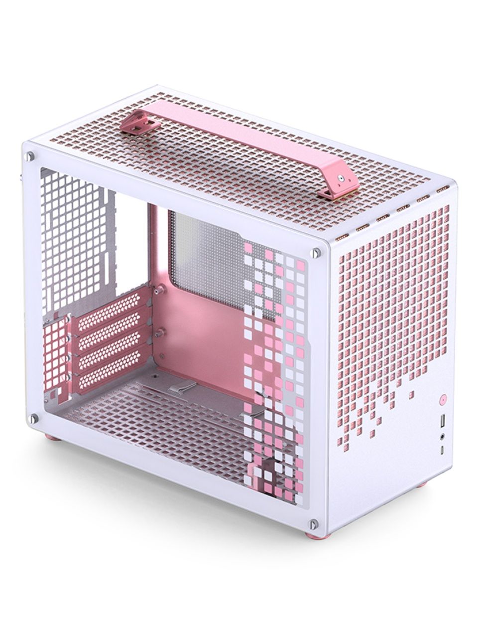 Компьютерный корпус Jonsbo Z20 WH-Pink без Б/П
