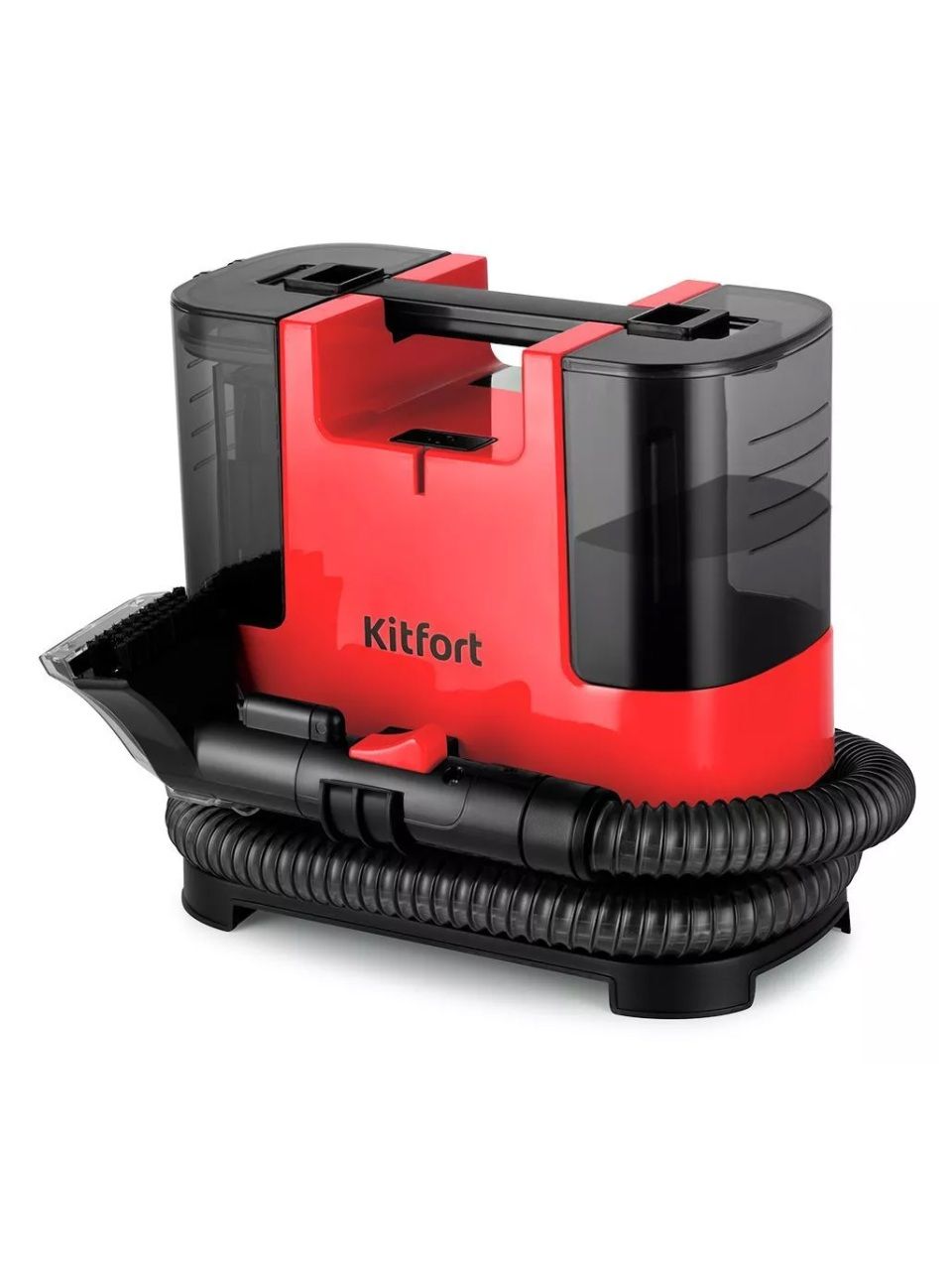 Моющий пылесос Kitfort КТ-5162-1 черно-малиновый