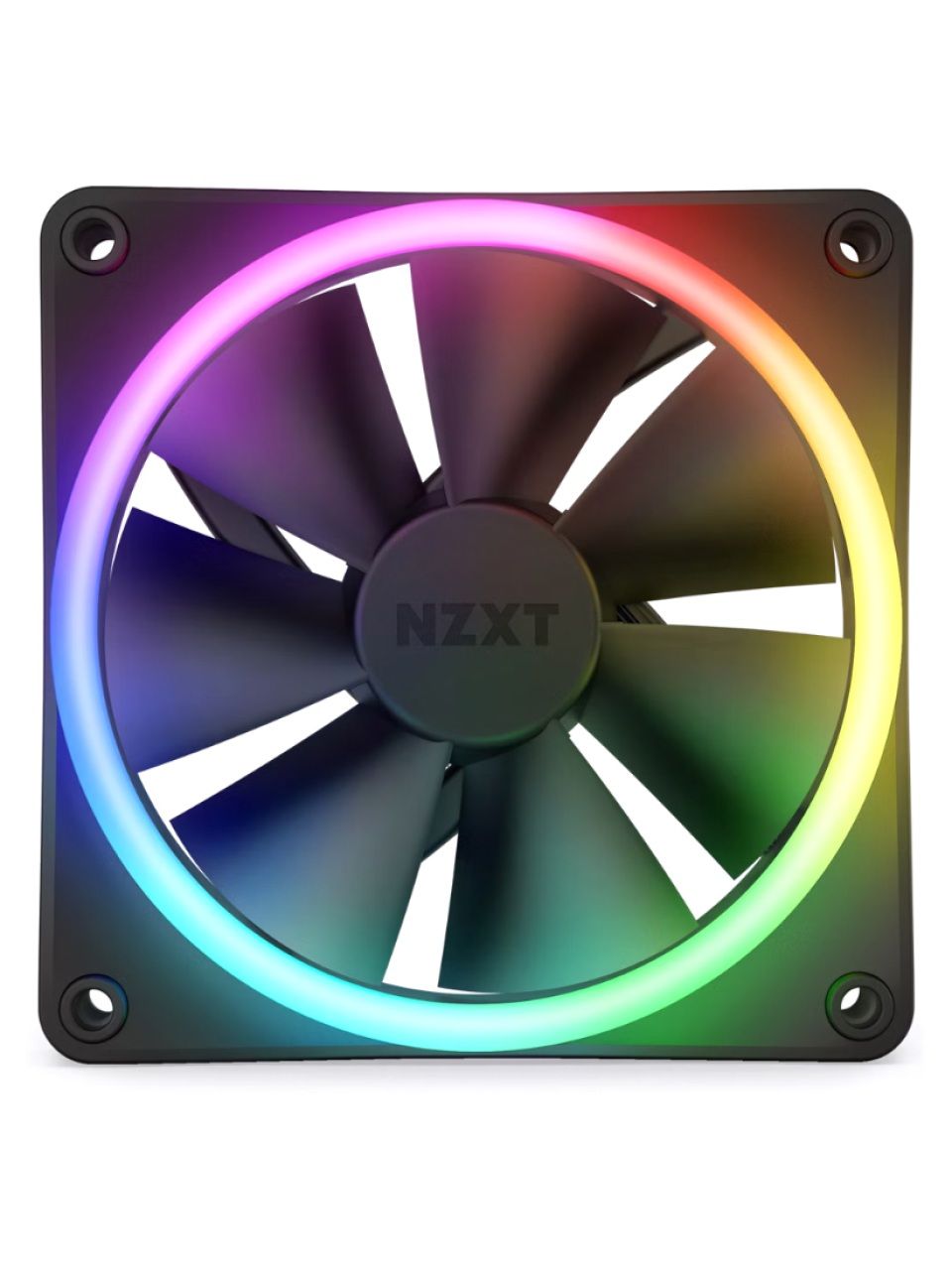 Кулер для компьютерного корпуса NZXT F120 RGB DUO RF-D12SF-B1 Black