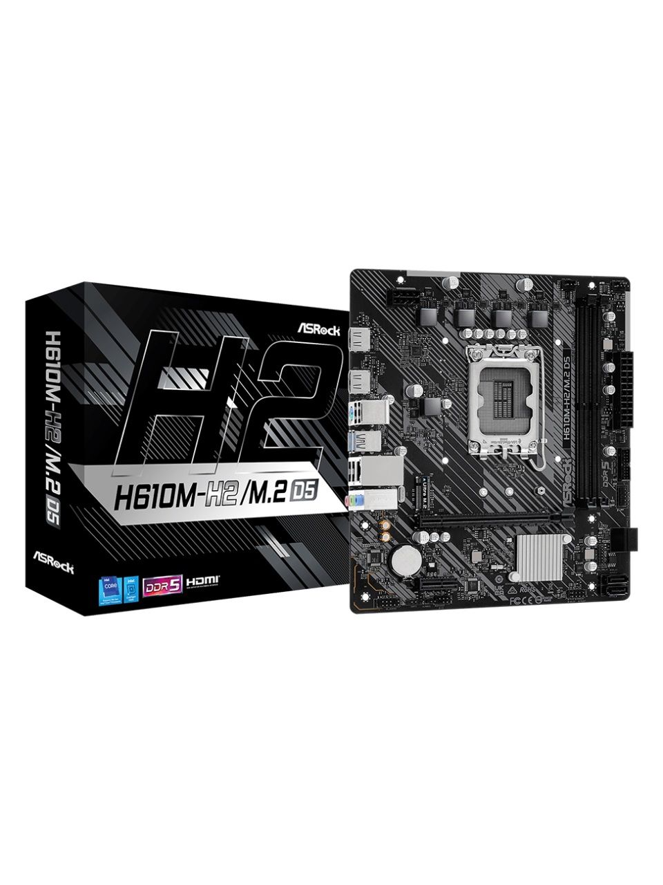 Материнская плата ASRock H610M-H2/M.2 D5