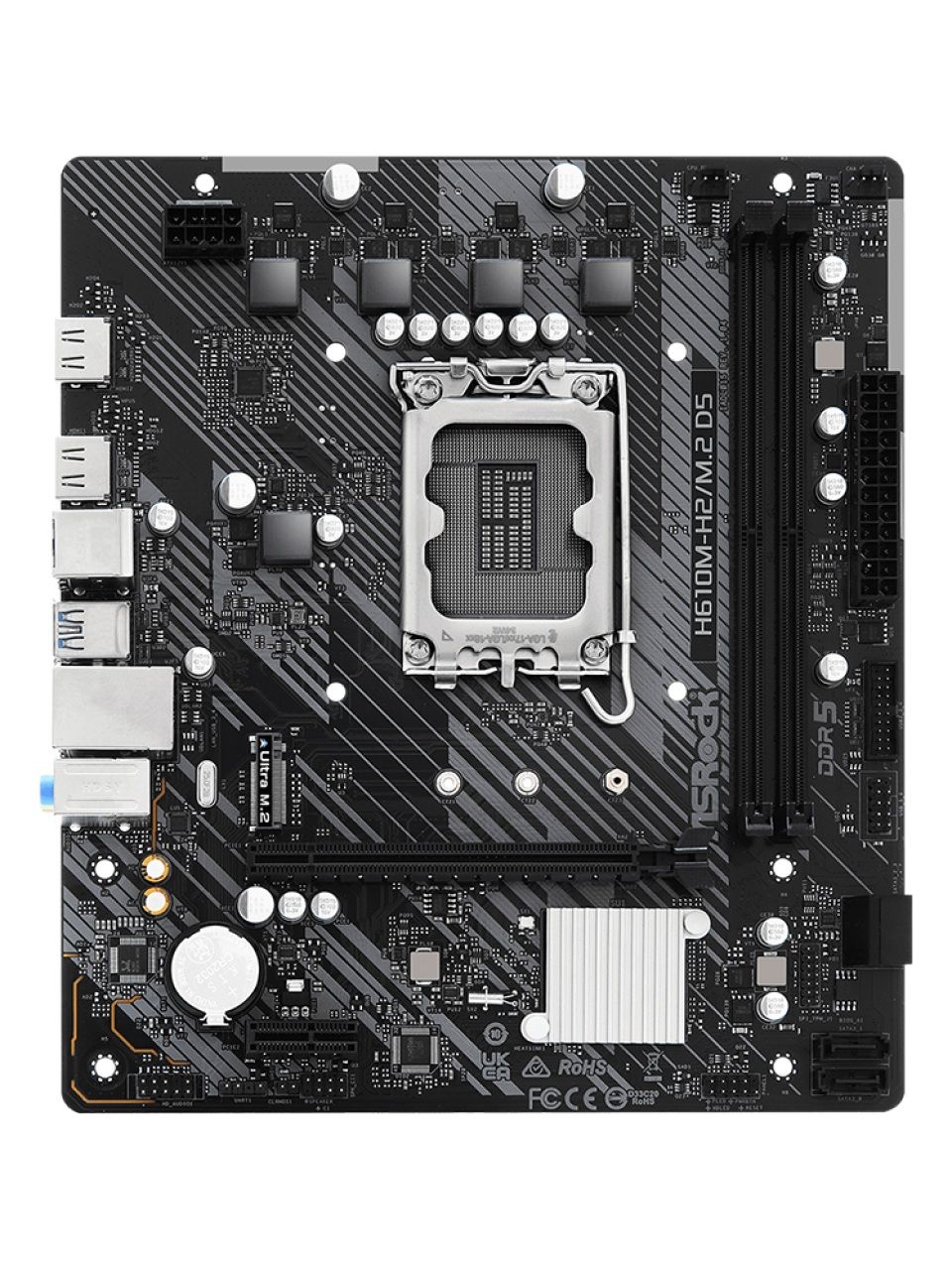 Материнская плата ASRock H610M-H2/M.2 D5