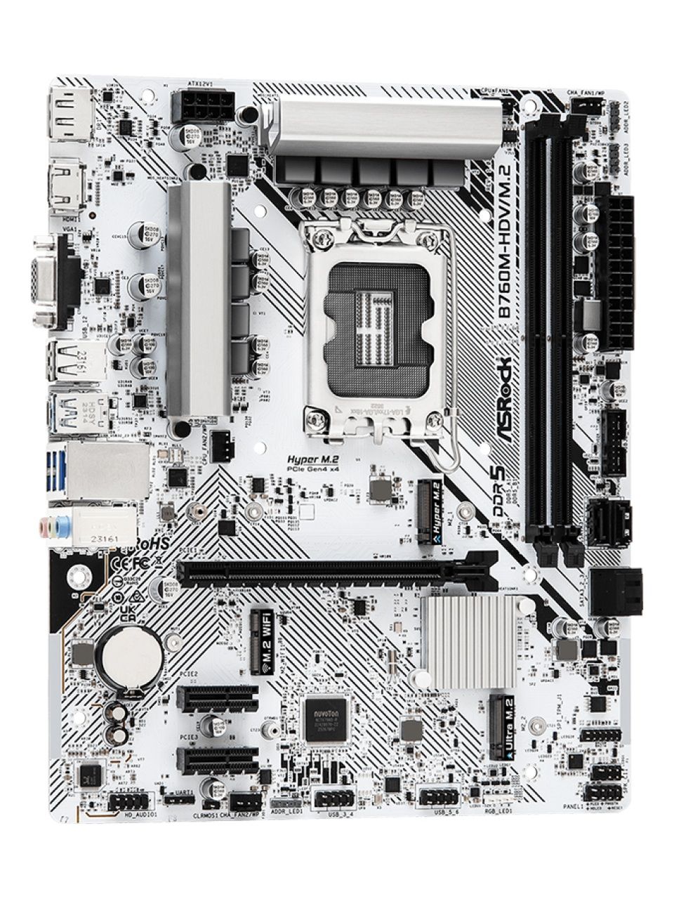 Материнская плата ASRock B760M-HDV/M.2