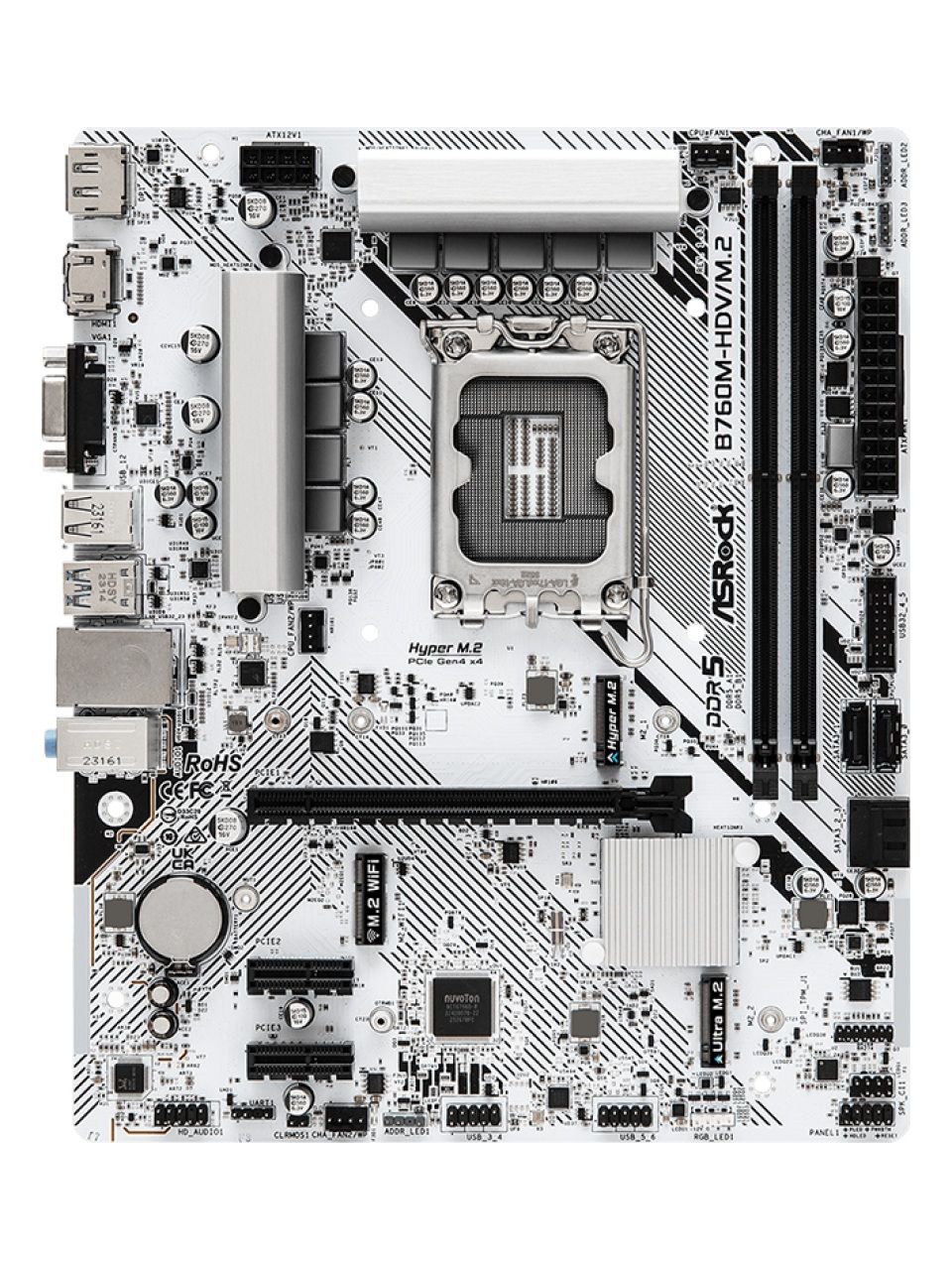 Материнская плата ASRock B760M-HDV/M.2