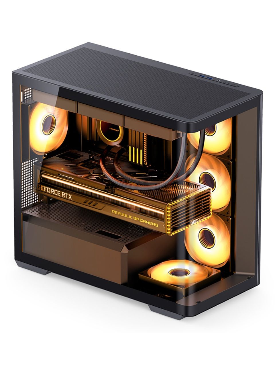 Компьютерный корпус Jonsbo D300 Black без Б/П