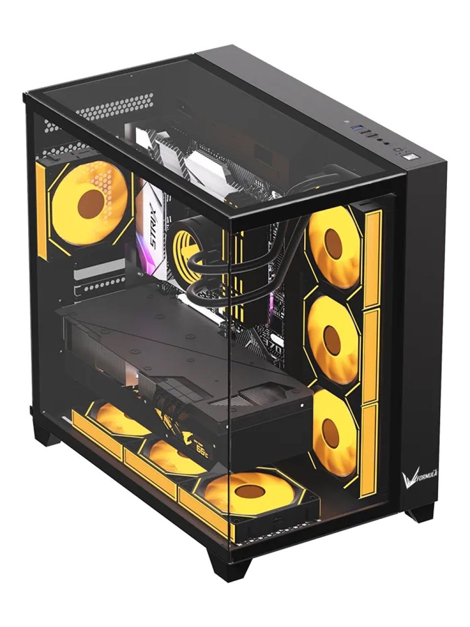 Компьютерный корпус Formula V Crystal Z9 Floe Black без Б/П