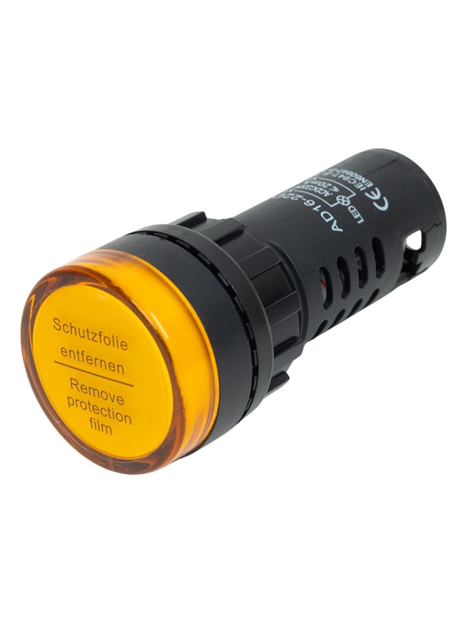 Лампа светодиодная универсальная Deluxe AD16-22D 220V AC/DC (желтая)