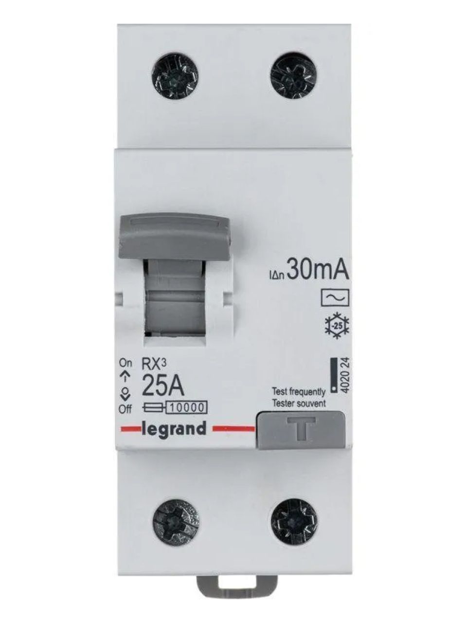 ВДТ Legrand 402024 2П 25А АC RX3 30мA