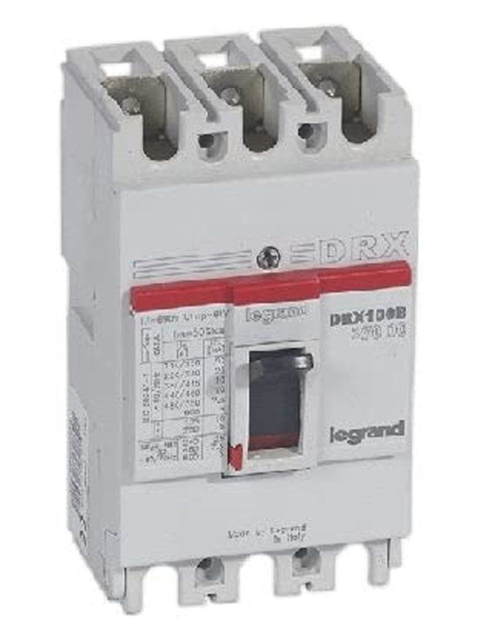Автоматический выключатель Legrand 27039 3П 63A DRX125 10kA термомагнитный