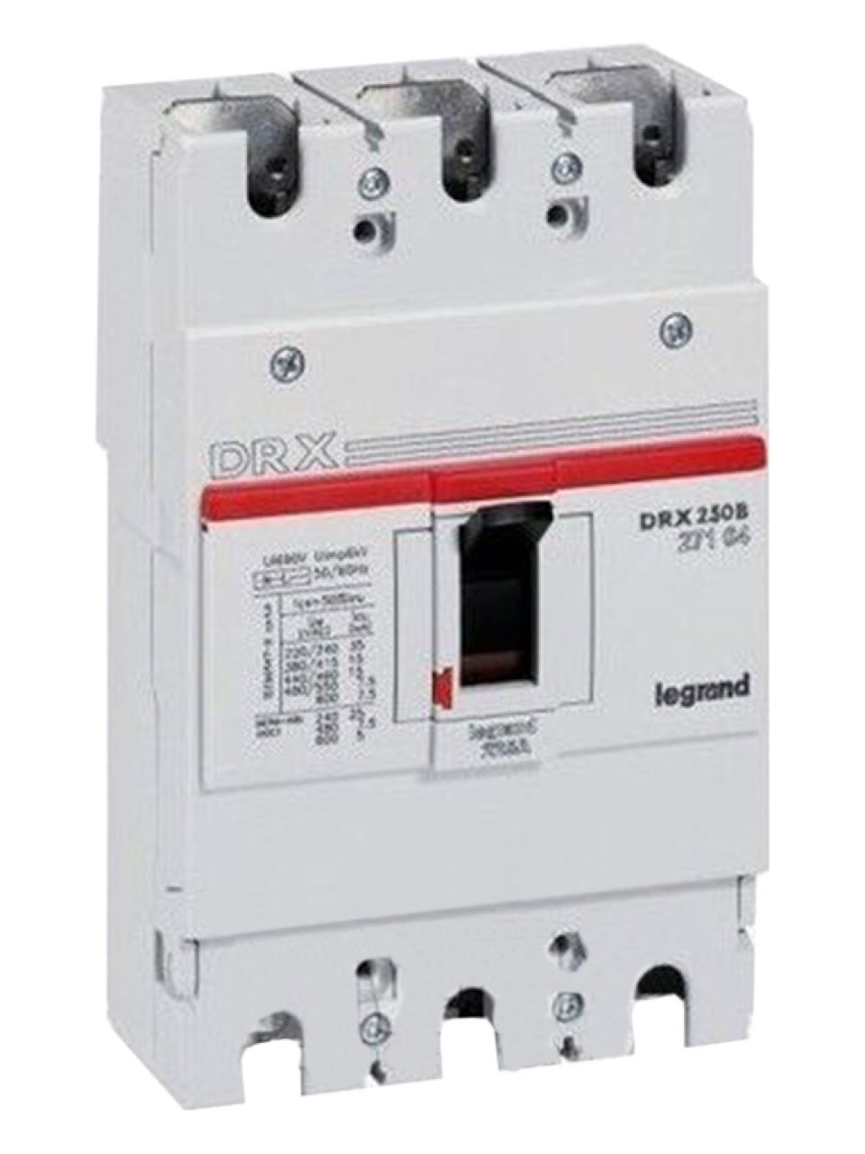 Автоматический выключатель Legrand 27100 3П 125A DRX250 18kA термомагнитный