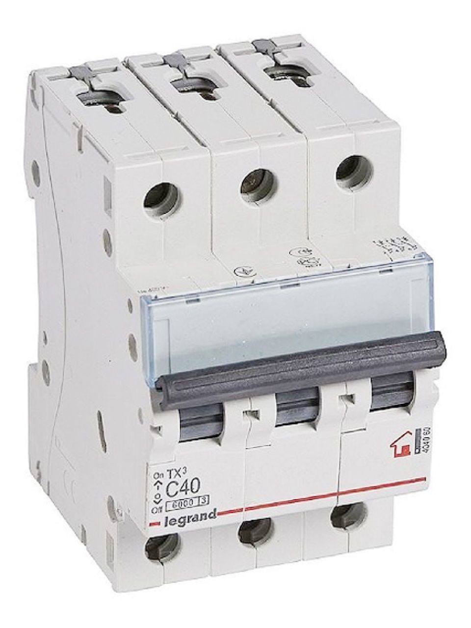 Автоматический выключатель Legrand 404060 3П C 40A TX3 6000 6kA